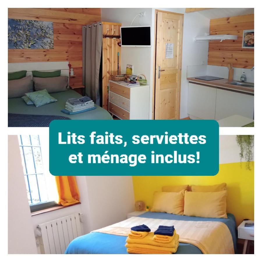 Chalet "Le Petit Olivier" Gites Appart 'Hotel L'Echappee Belle D'Aubenas Logement 2 Sur 3 Екстериор снимка